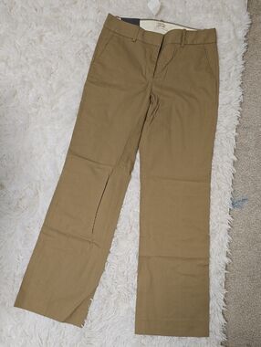 J. CREW Straight Fit Pants in Khaki